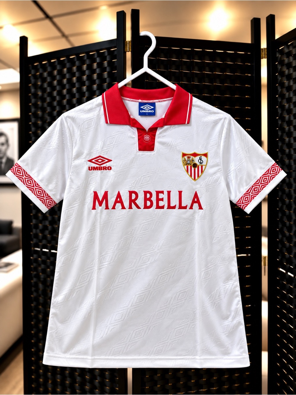 Sevilla Retro Home Soccer Jersey
